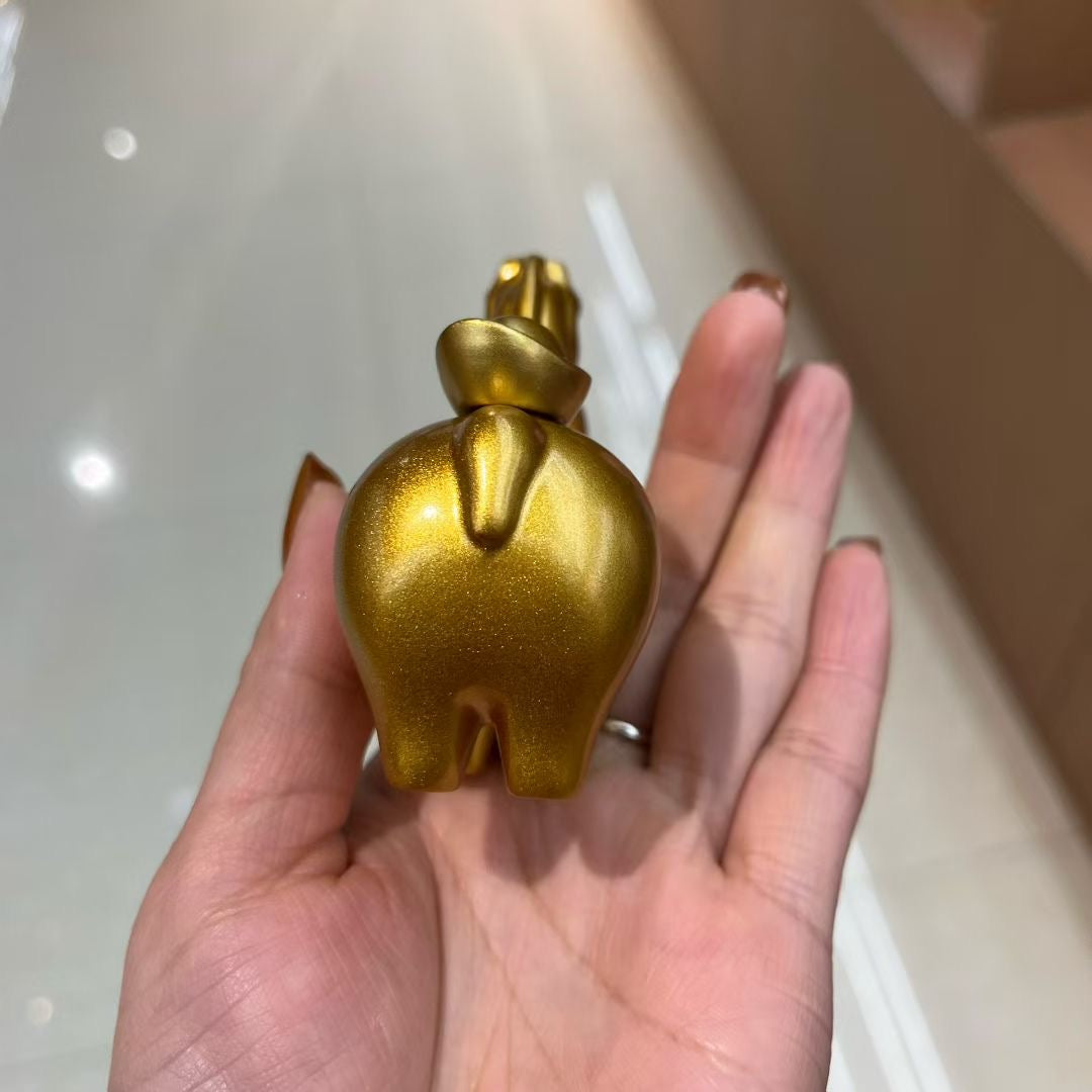 Chinese Golden Horse with Yuanbao Feng Shui Statue, "Instant Wealth Luck" Decor